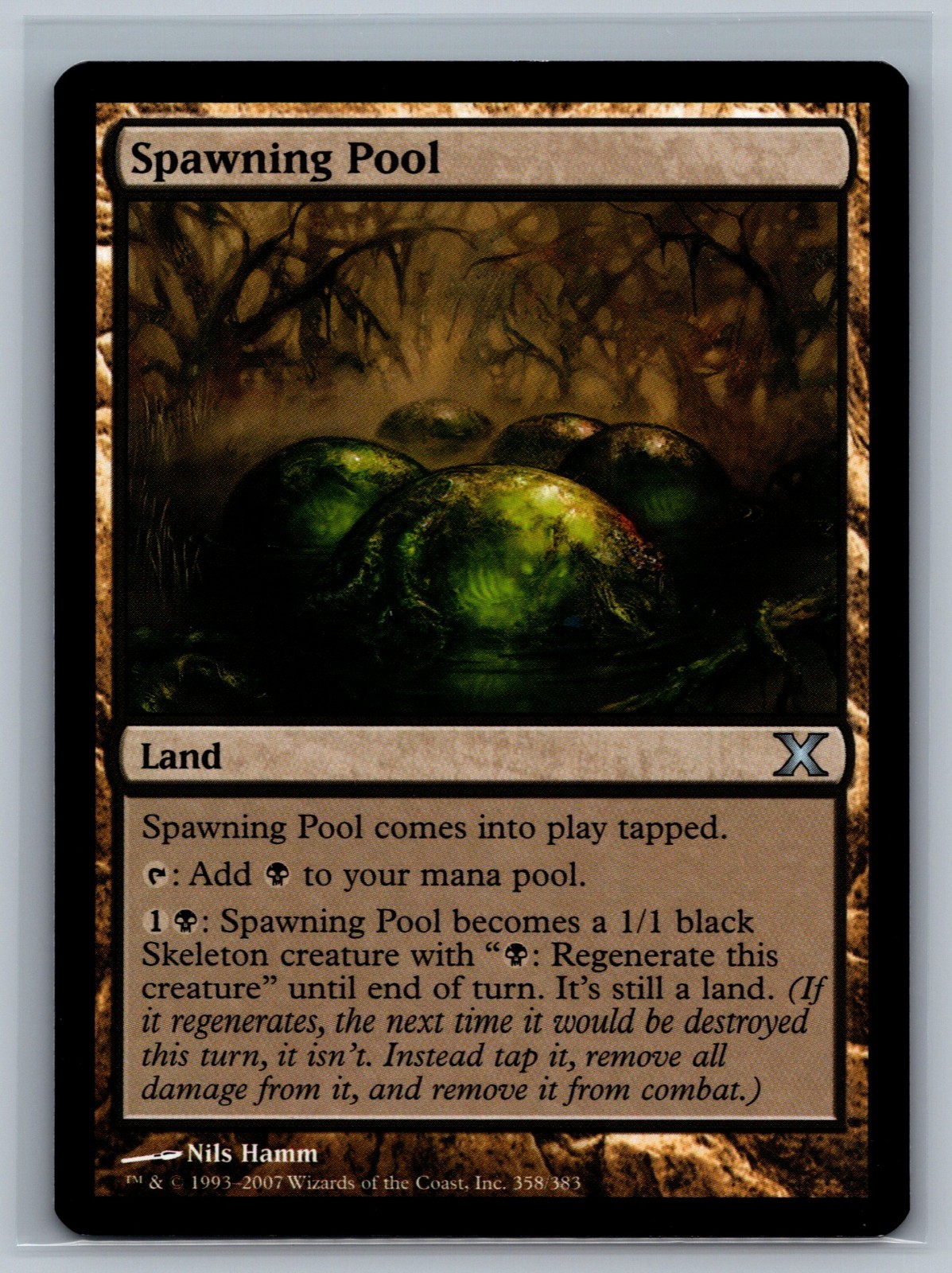 Magic The Gathering 10th Edition Spawning Pool #358/383 MTG TCG CCG Tenth