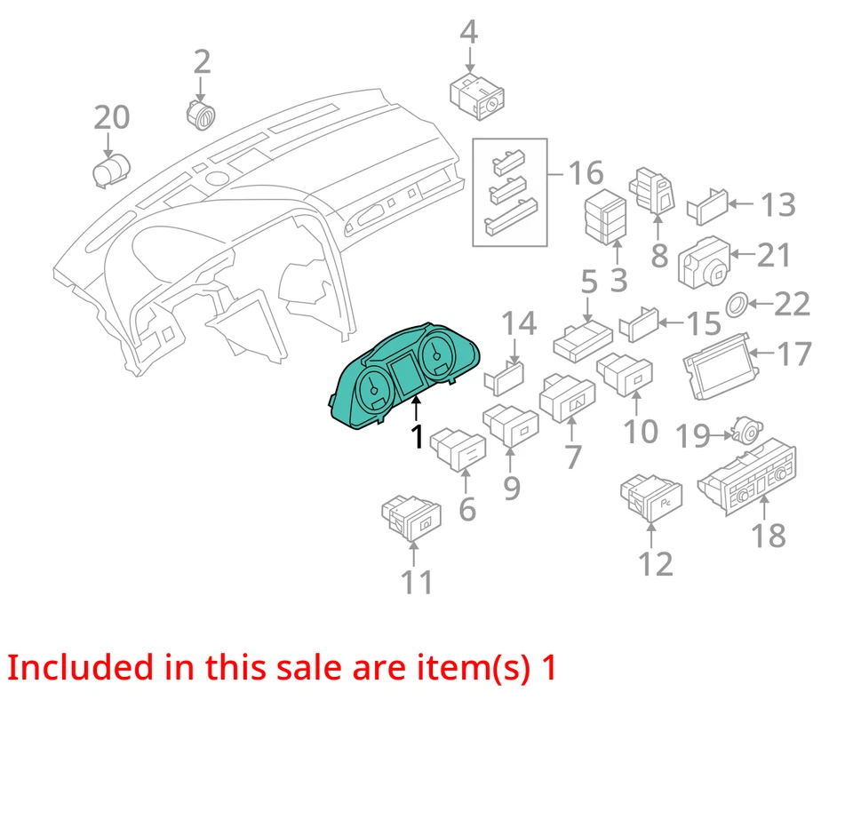 Velocímetro 180 MPH compatible con 08 AUDI A6 272855 Foto 3 de 4