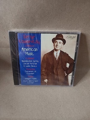 SERGE KOUSSEVITZKY CONDUCTS AMERICAN MUSIC NEW 1998 COPLAND THOMPSON SOUSA CD W