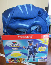New PJ Masks Power Heroes Halloween Costume Size Toddlers 2T Blue CATBOY
