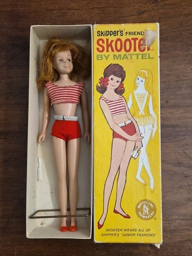 1964 Mattel Titian Skooter w/Box/Stand/Brush/Outfit Stock No. 1040