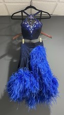 Latin Ballroom Dance 2 peace XS   Premium stones, Perfect Condition