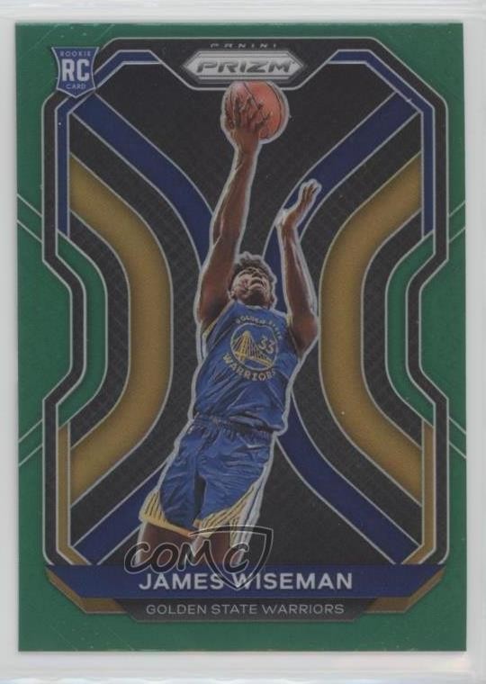 2020-21 Panini Prizm Green Prizm James Wiseman #268 0we5