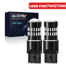 7443 7440 T20 Red 4014 48SMD LED Car Brake Tail Stop Light Bulb Lamp high Bright