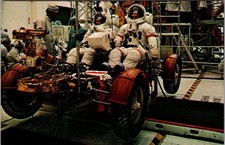 Apollo 15 Astronauts David Scott James Irwin Lunar Rover NASA Postcard