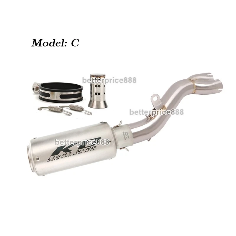 Puntas de silenciador de enlace de tubo de sistema de escape medio modificadas para 950 ADV 990 ADV Foto 4 de 4