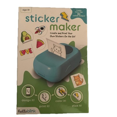 Hello Blink Sticker Maker   Create Your Own Stickers Brand New In Box