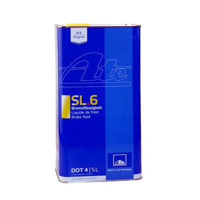 5L ORIGINAL ATE Bremsflüssigkeit Brake Fluid SL.6 DOT4 ATE 03.9901-6403.2