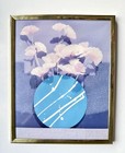 Vintage 1980s Original Fine Art Photograph Postmodern Floral Still Life 8x10