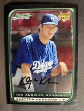 2008 Bowman Draft Picks & Prospects Clayton Kershaw RC Chrome LA Dodgers