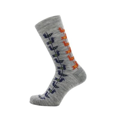 Bengt & Lotta Shorebirds Merino Wool Socks Grey Unisex EU 36 45 Swedish Design