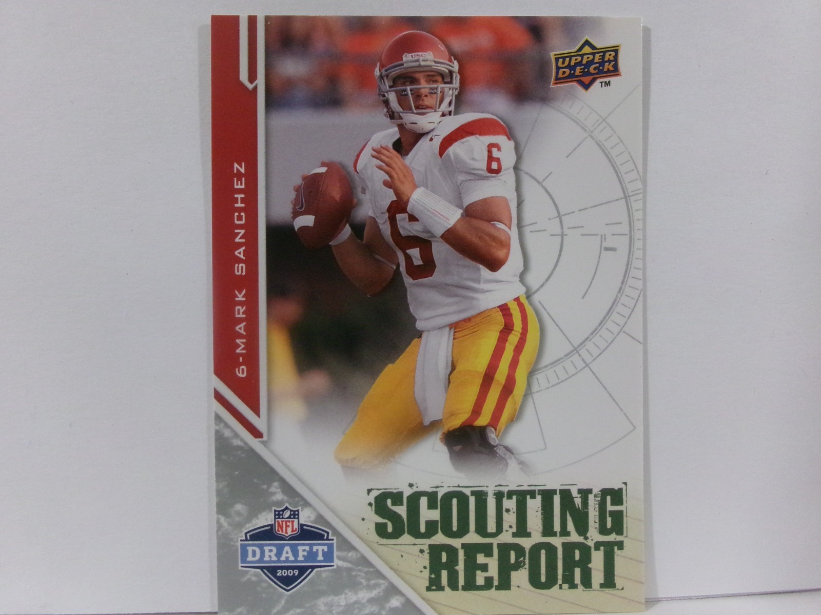 2009 Upper Deck Draft Edition Scouting Report Mark Sanchez #202 Rookie RC