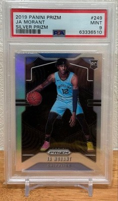 Panini 2019 Ja Morant Silver Prizm Card 249 Mint 9 Basketball Collectible