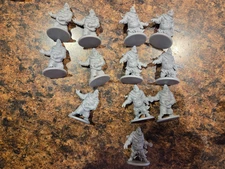 12x CMON Zombicide Black Plague Mini Black Plague Fatties Miniature Green Horde