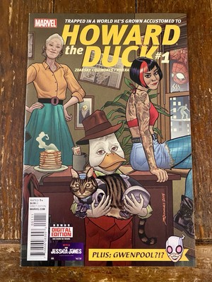 HOWARD THE DUCK #1 | 2016 Zdarsky/Quinones | FIRST GWENPOOL! | WAUGH!  