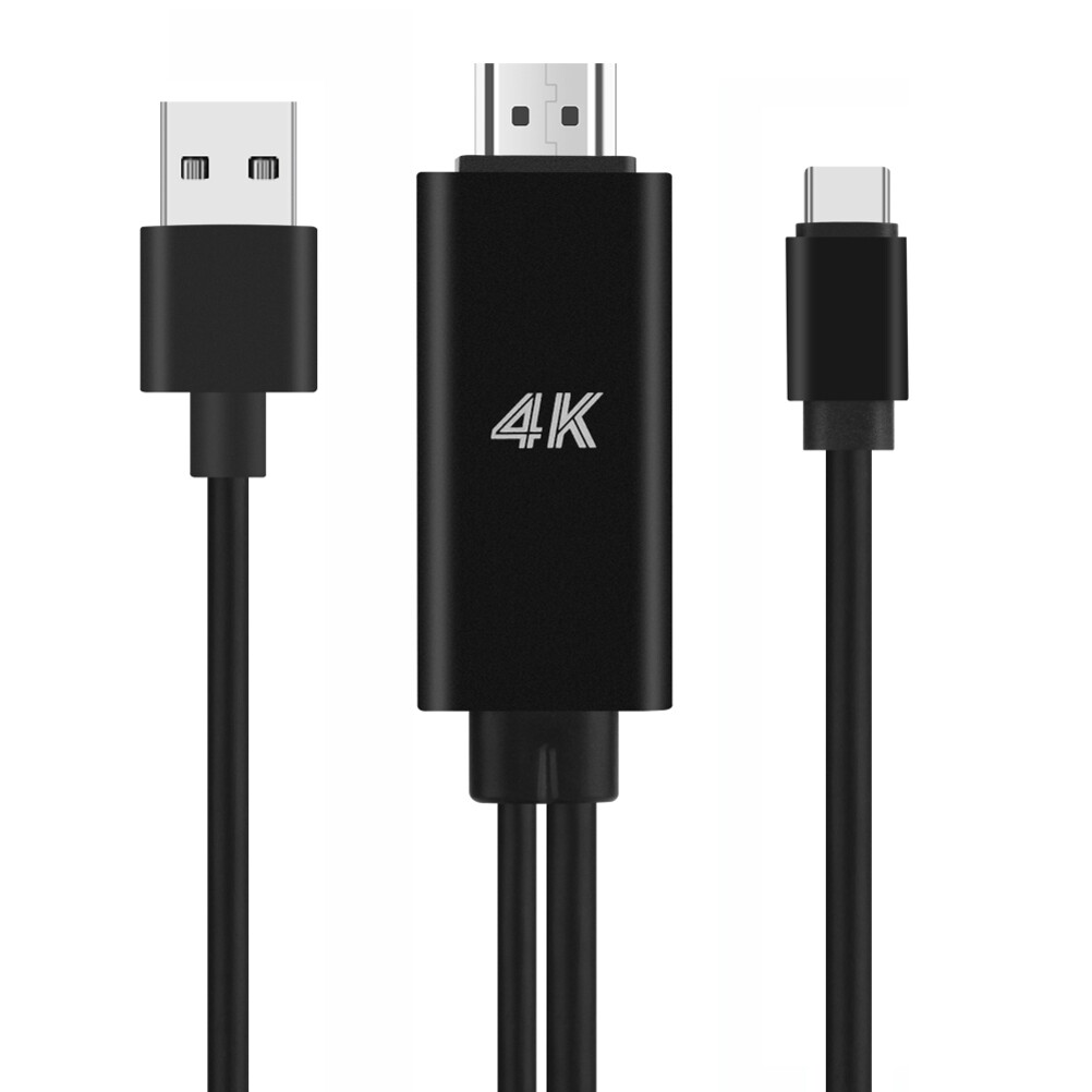 For Samsung Galaxy S24/Ultra/Plus - AV Cable USB-C to 4K HDMI Adapter TV Video