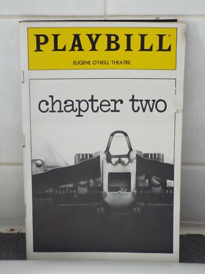 Kapitel zwei Spielzettel-Programm für das Eugene O'Neill Theater am Broadway