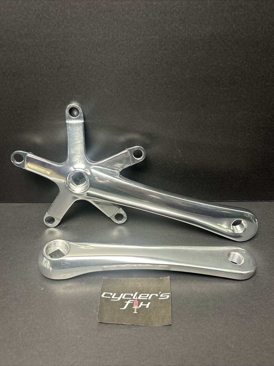 BMXクランク 170 メッキ NOS 90's 170mm DOTEK 130 BCD Polished Alloy Crank Set Road Bmx Fit