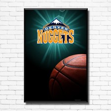 Denver Nuggets Wall Art Print NBA Gift Man Cave POSTER CANVAS