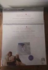 Best Occasion 2, 10 Top Load MK12R White Universal Scrapbook Refill Pages 12x12
