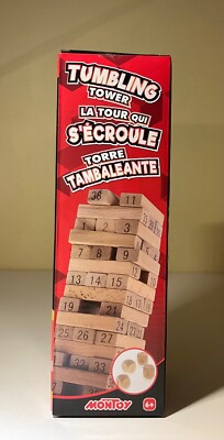 Tumbling Tower Large Stacking Tumbling Tumble Wooden Blocks Tower