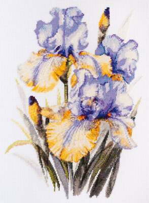 Abris Art Cross stitch kit Irises AH-142