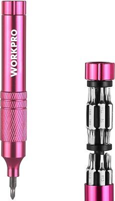WORKPRO 24-in-1 Precision Screwdriver, Pen Style Multi-Bit Screwdriver S2 Steel