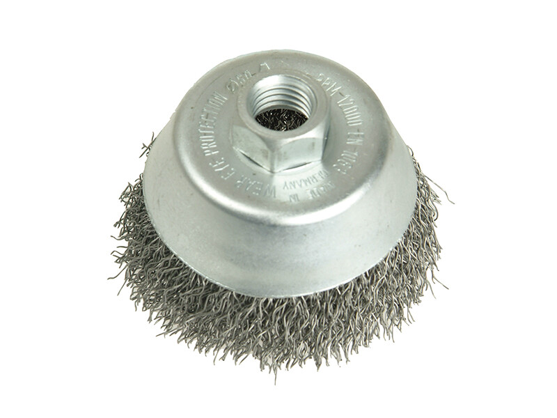Lessmann Crimped Steel Wire Cup Brush - Image 3