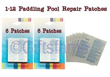 1-12 Paddling Pool Repair Kit Patches Hot Tub Pool Swimming Inflatables Airbeds