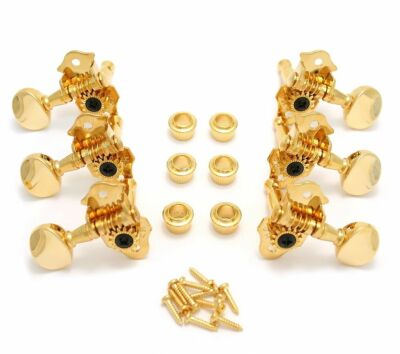 Grover V98G Vintage Sta-Tite ™ Tuning Machines, Gold Finish | eBay