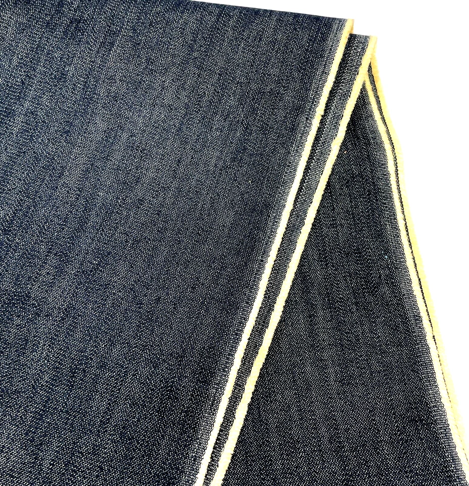 Vintage Selvage Denim Fabric Edge 56x60 Raw Dark Wash Craft Sewing - Image 2 of 4