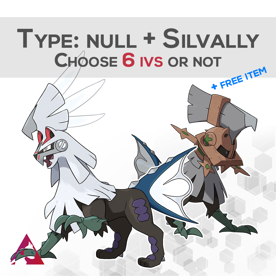 Pokemon Sword Shield Type Null Silvally Choose 6 Ivs Or Not Ebay