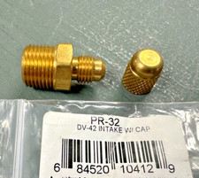 JB Industries PR-32, Vacuum Pump Inlet Fitting with Cap, DV42/85 & 142N