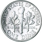 1963 D Roosevelt Dime 90% Silver Choice GEM BU Uncirculated BLAST WHITE 10c Coin — photo 2