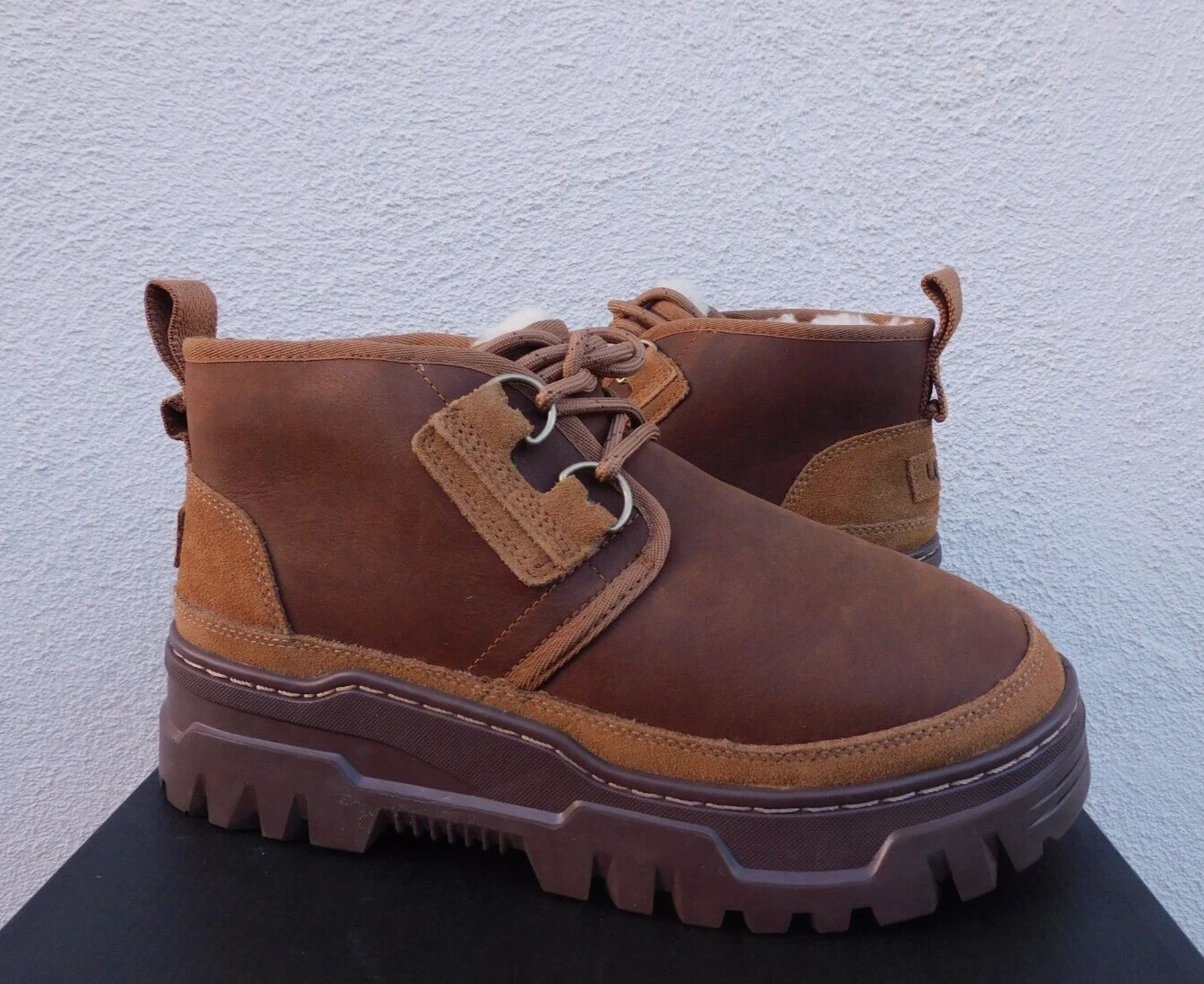 UGG NEUMEL TRAILGAZER WATERPROOF LEATHER/ WOOL BOOTS, MEN US 17/ EUR 51 ~NIB
Opens in a new window o