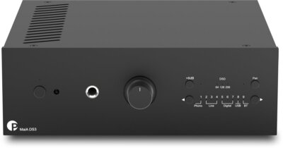 Pro-Ject Vollverstärker MaiA DS3 schwarz 2x140Watt incl MM MC Phono Vorstufe