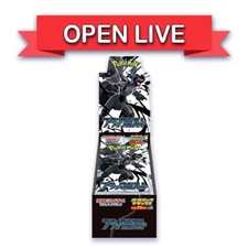 Open Live Pokémon TCG Black Bolt Deluxe Booster Box SV11 Japanese