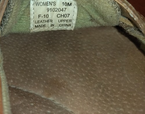Sperry Women's Top Sider leather lace boat shoes LIGHT BROWN / Beige Size 10 - Picture 10 of 14