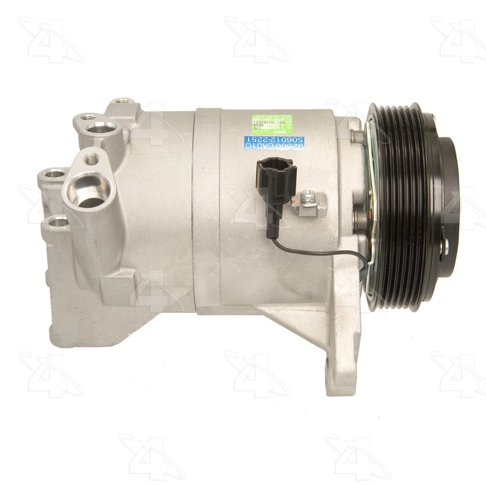 Compresor de aire acondicionado Nissan Quest 2004-2009 4 estaciones 351JV19 2005 2006 2007 2008 Foto 3 de 4