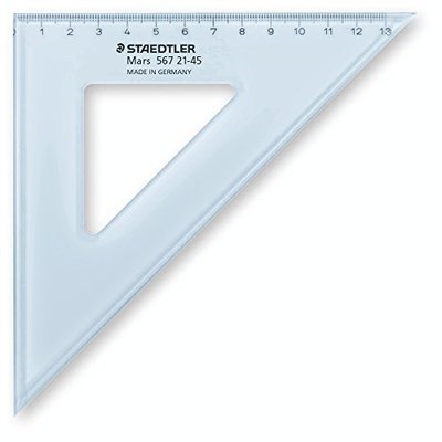 Staedtler Geometrie Set Quadrate klar/blau - verschiedene Größen/Längen verfügbar 
