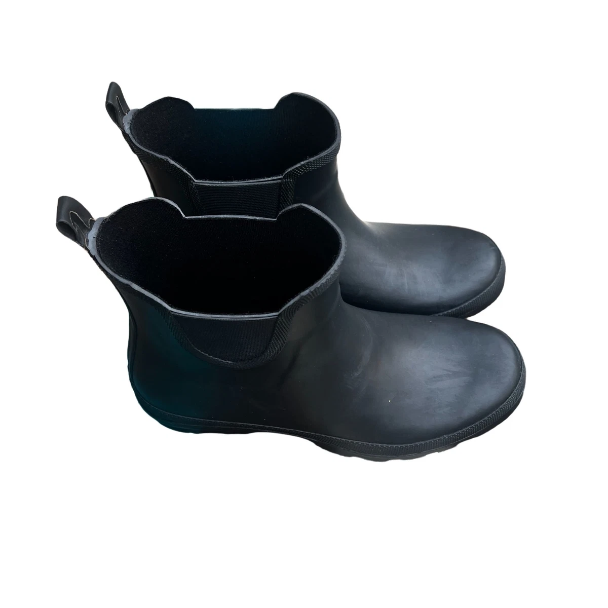 Low black shop rain boots
