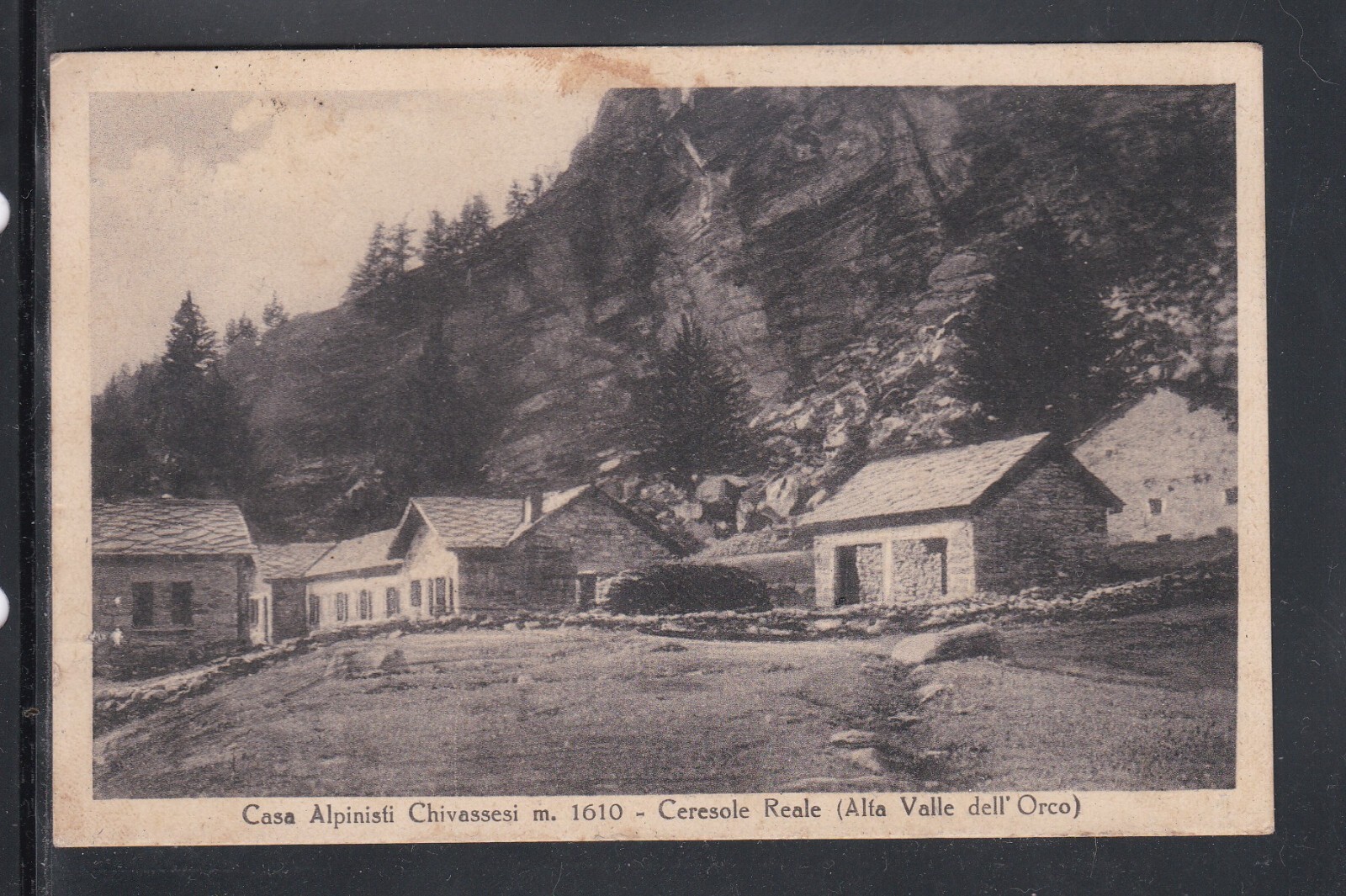 Cartolina Casa Alpinisti Ceresole Reale Alta Valle dell'Orco A3623