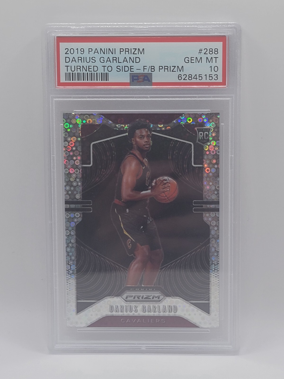 2019 Panini Prizm Darius Garland Rookie Fastbreak Prizm #288 PSA 10