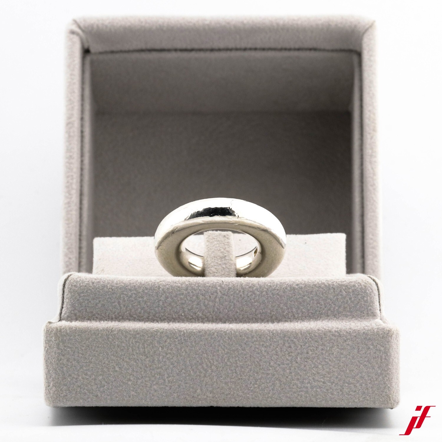 Ring Solid Without Decorations Schubart 925er Ste… - image 3