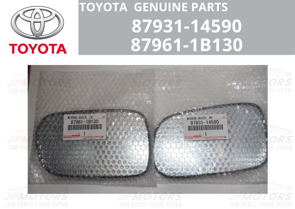 Espejo retrovisor puerta vidrio genuino TOYOTA SUPRA JZA80 87931-14590/87961-1B130 Foto 2 de 4