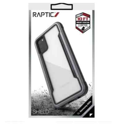 RAPTIC Black Shield Case Samsung A02s Shock Absorbing Protection - NEW!
