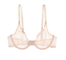 NWOT Cuup Bra The Plunge Mesh Blush 36D