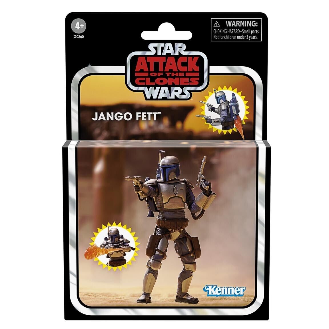 Star Wars Attack of the Clones Vintage Collection Jango Fett Action Figure