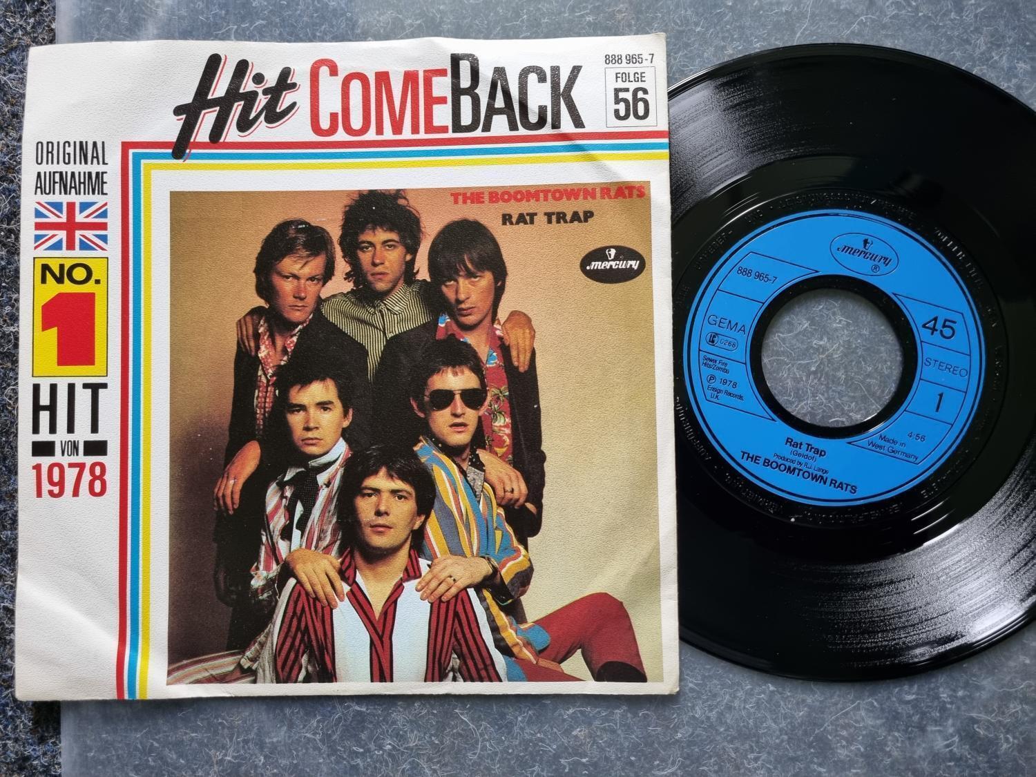 7"" Single Vinyl The Boomtown Rats - Rat trap GERMANY RE-ISSUE