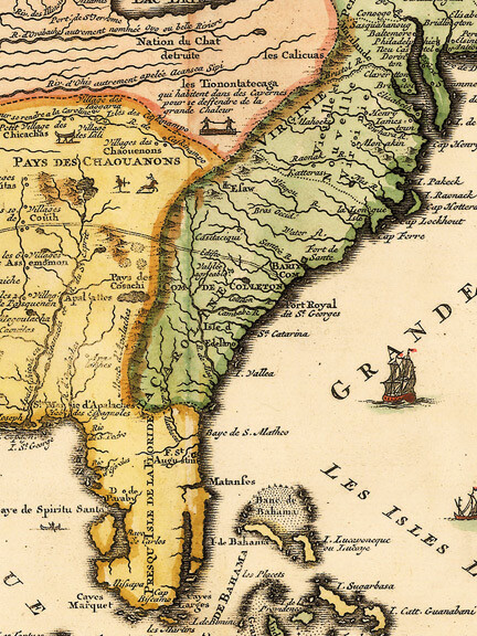 Map of New France n 1750 | North amerca map, Amercan hstory